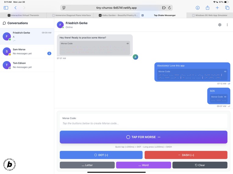 Tap Shake Messenger 2025 – screenshot 5