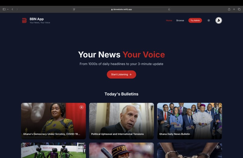 BBN News – screenshot 2