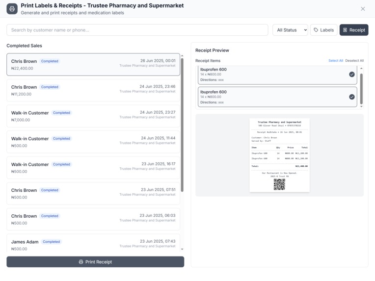 Trust RX - Multichain Pharmacy Management System. – screenshot 19