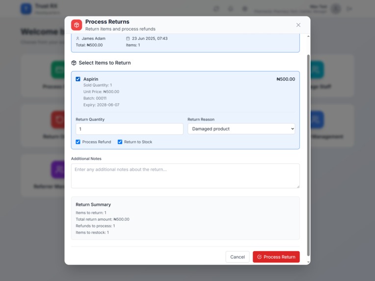 Trust RX - Multichain Pharmacy Management System. – screenshot 22