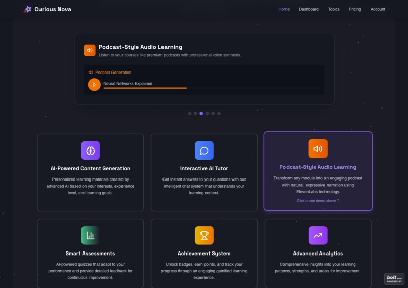 Curious Nova – screenshot 2