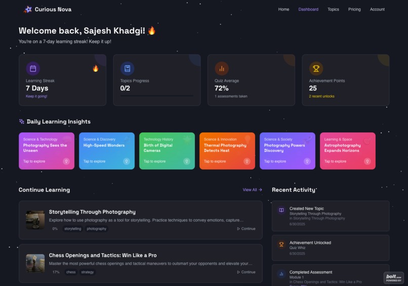 Curious Nova – screenshot 3