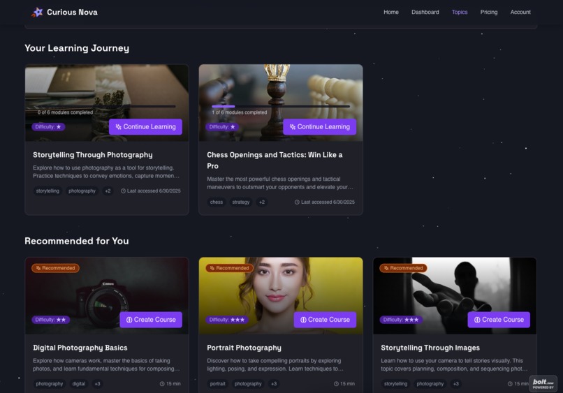 Curious Nova – screenshot 4