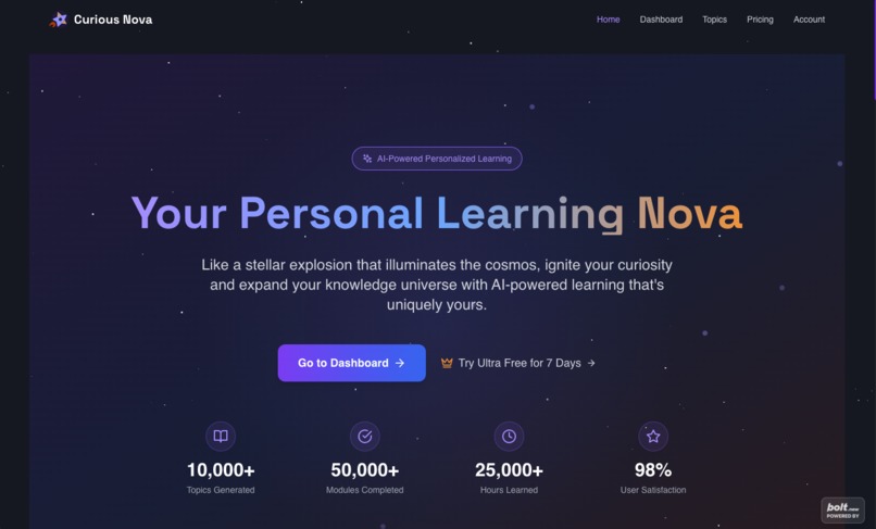 Curious Nova – screenshot 1