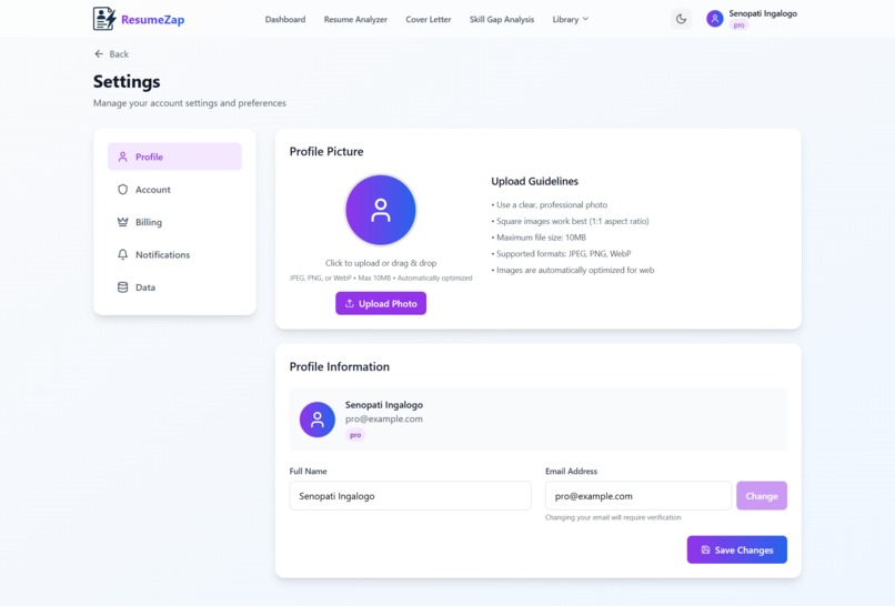 ResumeZap – screenshot 9