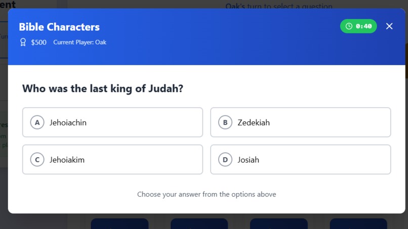 Bible Quiz Quest – screenshot 1