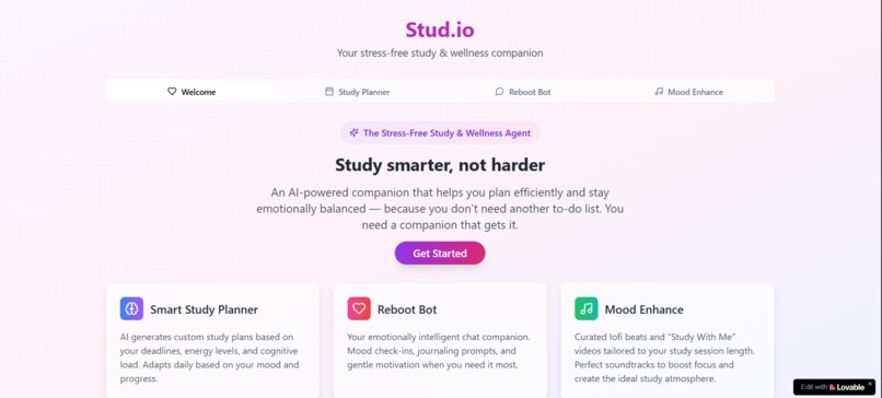 Stud.io – screenshot 1