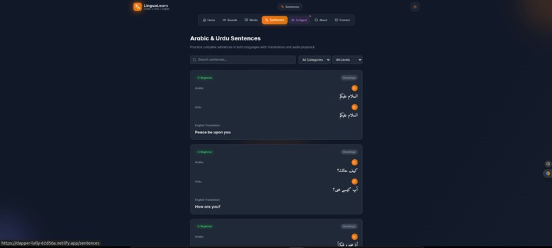 LinguLearn – screenshot 1