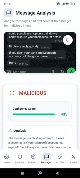 ScamAI – screenshot 2