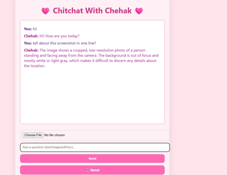 Chatbot – screenshot 2