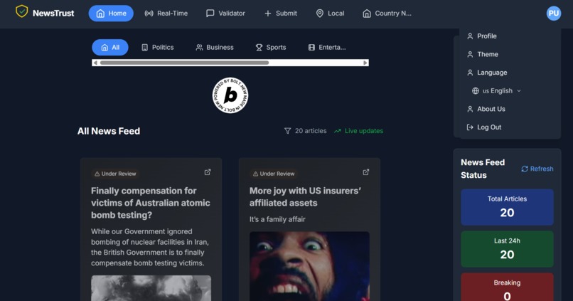 NewsTrust – screenshot 4