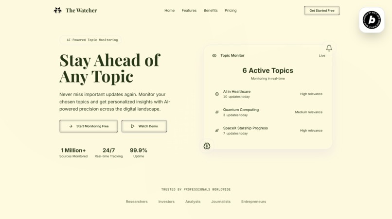The Watcher – screenshot 1
