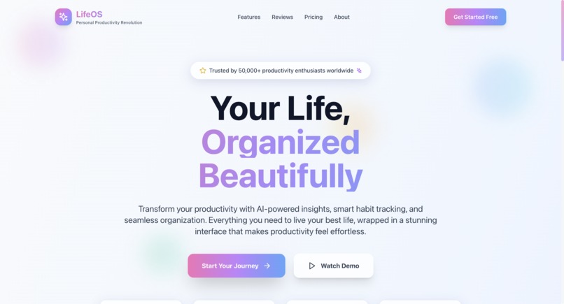 LifeOS – screenshot 1