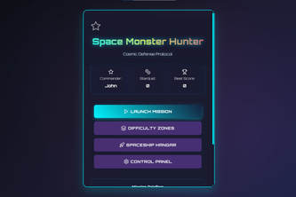 Space Monster Hunter - Cosmic Adventure Game