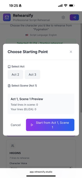 Rehearsify – screenshot 1