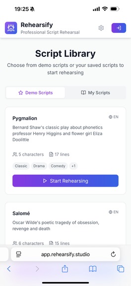 Rehearsify – screenshot 3