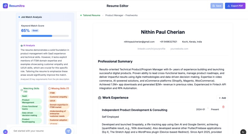 Resumitra – screenshot 5
