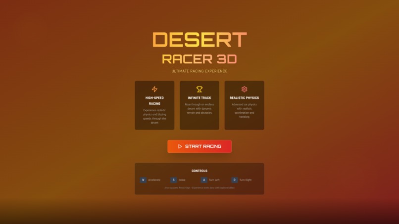 DESERT RACE 3D – screenshot 1
