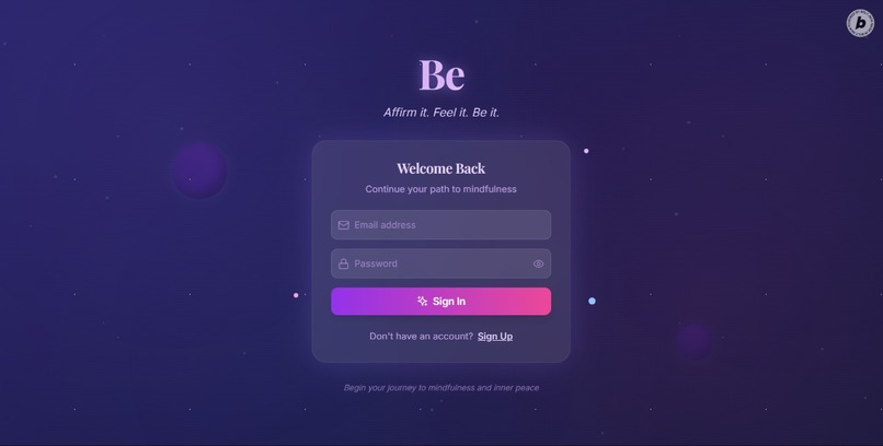 Be – screenshot 1