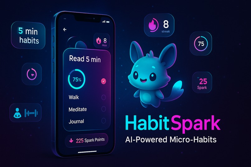 Habit Spark | AI Powered Habit Builder – screenshot 1