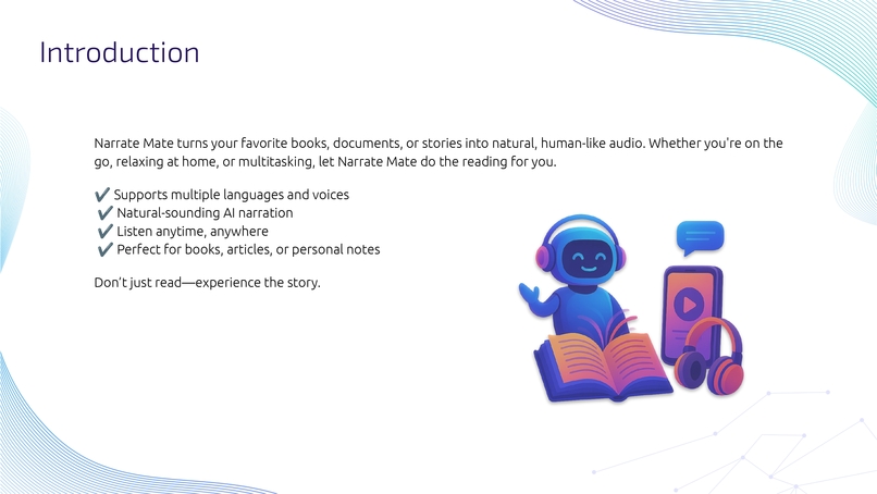 Narrate Mate – screenshot 2