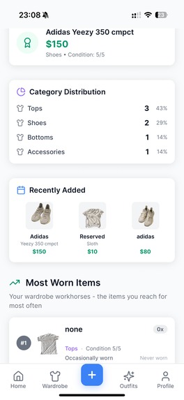10outfits - Your smart wardrobe assistant – screenshot 3