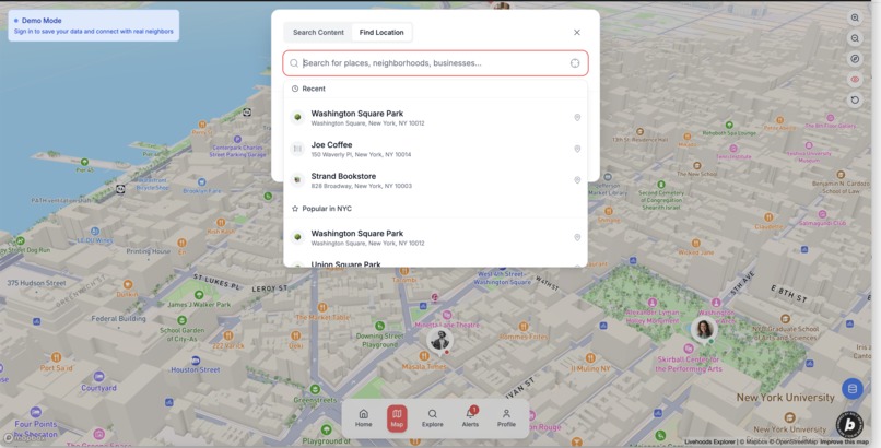 Livehoods – screenshot 3
