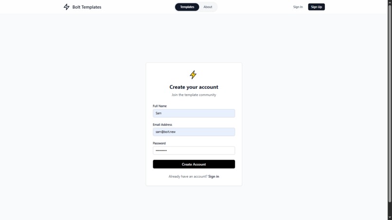 Bolt Template Marketplace  – screenshot 3