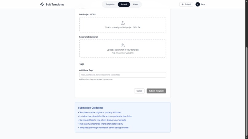 Bolt Template Marketplace  – screenshot 7