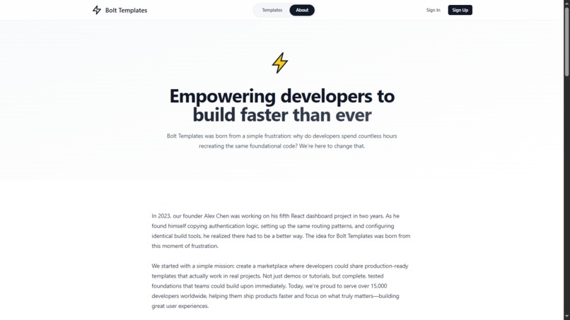 Bolt Template Marketplace  – screenshot 8