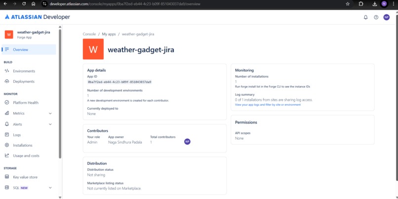 weather-gadget-jira – screenshot 2