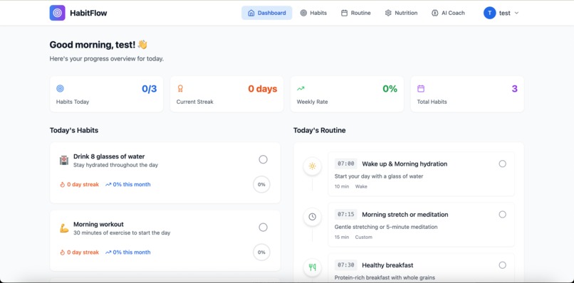 HabitFlow – screenshot 1