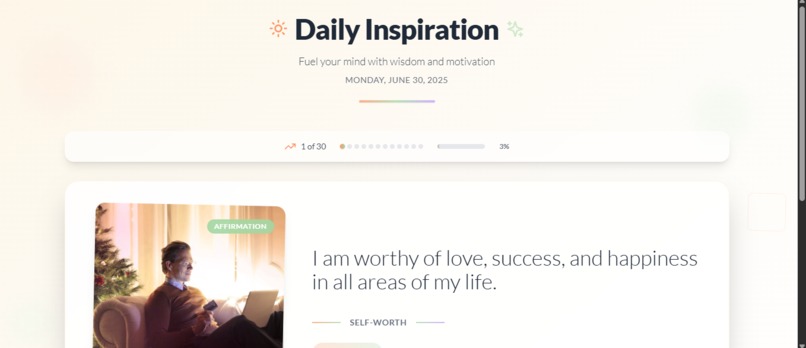 daily affirmations-start your day with positivity – screenshot 2