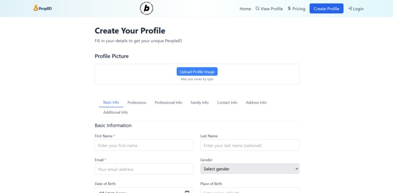 PeoplID - Your Digital Legacy Hub – screenshot 3
