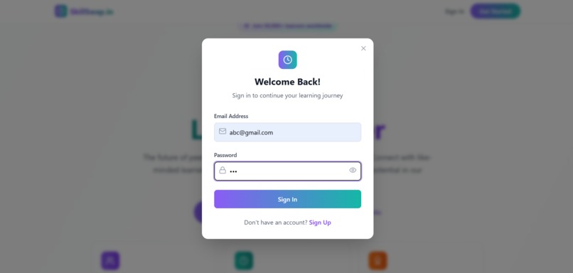 SkillSwap.in – screenshot 4