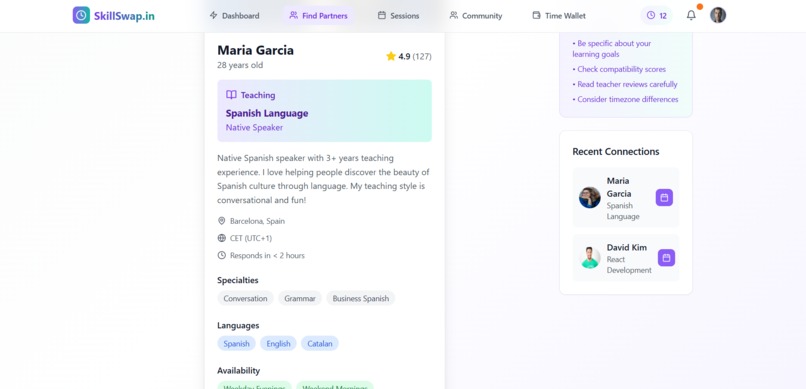 SkillSwap.in – screenshot 11