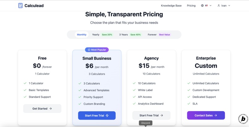 Calculead – Business Calculator SaaS for Lead Generation – screenshot 5