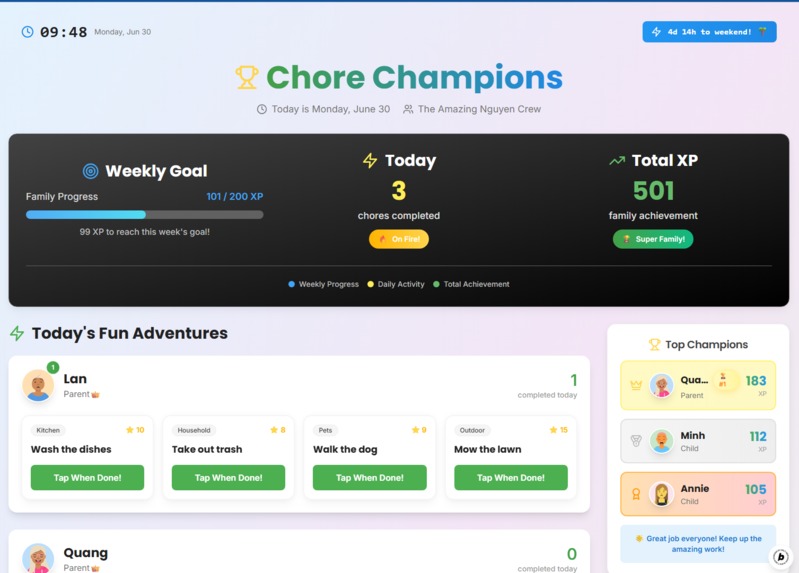 Chore Champions – screenshot 1