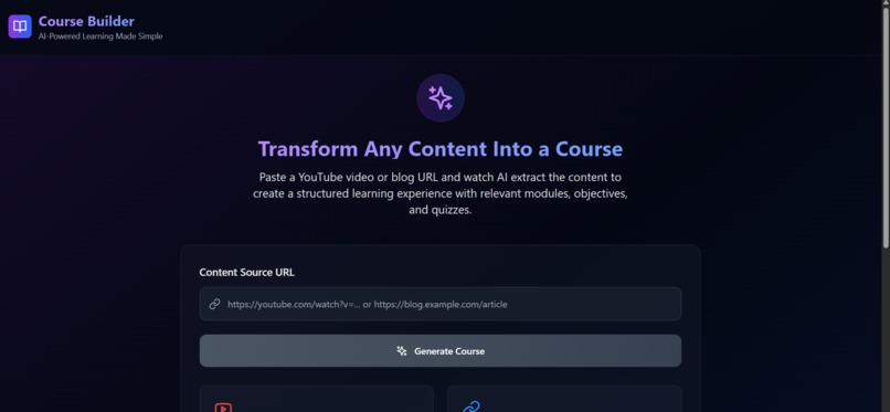 On-Demand Course Builder – screenshot 1