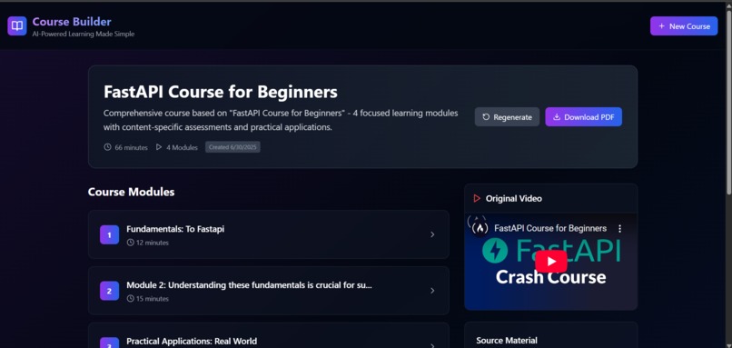 On-Demand Course Builder – screenshot 2