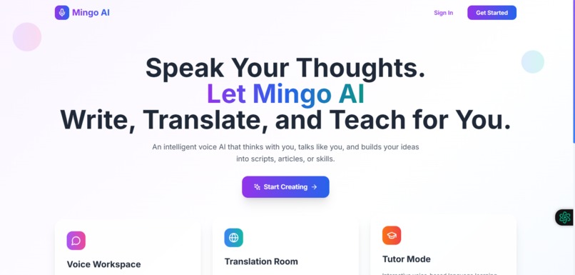 Mingo ai – screenshot 5