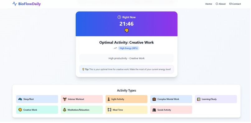 BioFlowDaily – screenshot 2