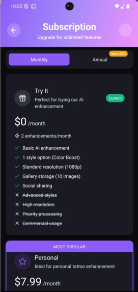 AITattooFlex – screenshot 6