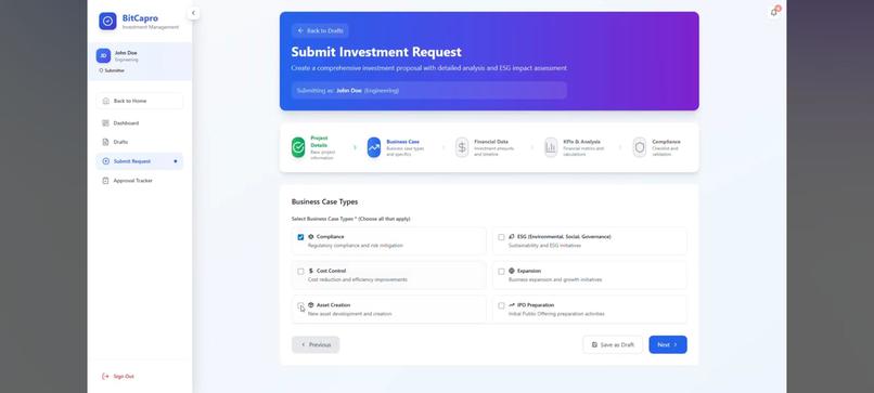 BitCapro - Smart Investment Request Automation – screenshot 6