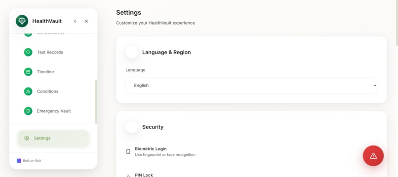 HealthVault – screenshot 3