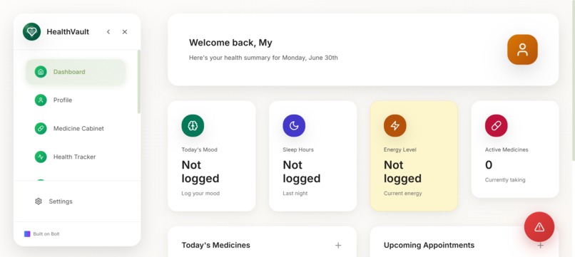 HealthVault – screenshot 1