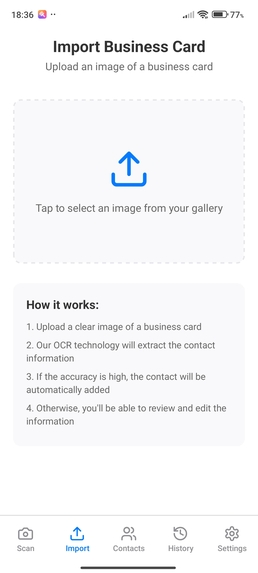 Cardly – screenshot 3
