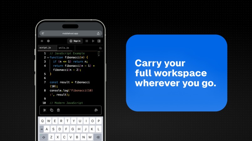 Mobilehost – screenshot 3