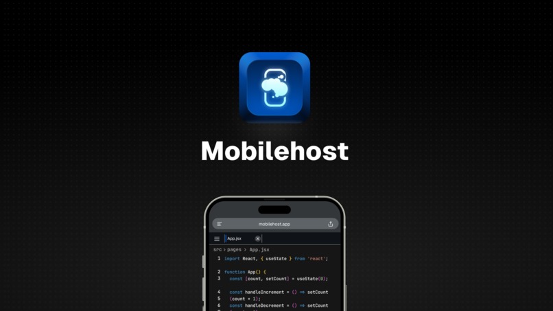 Mobilehost – screenshot 1