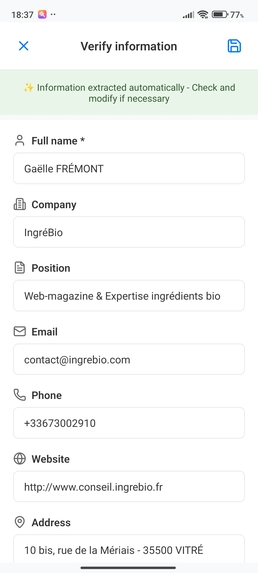 Cardly – screenshot 5